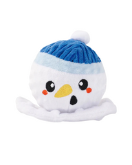 2-in-1 Snowball Squeaky Dog Ball Toy