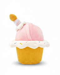2-in-1 Cupcake Interactive Bounce Dog Toy