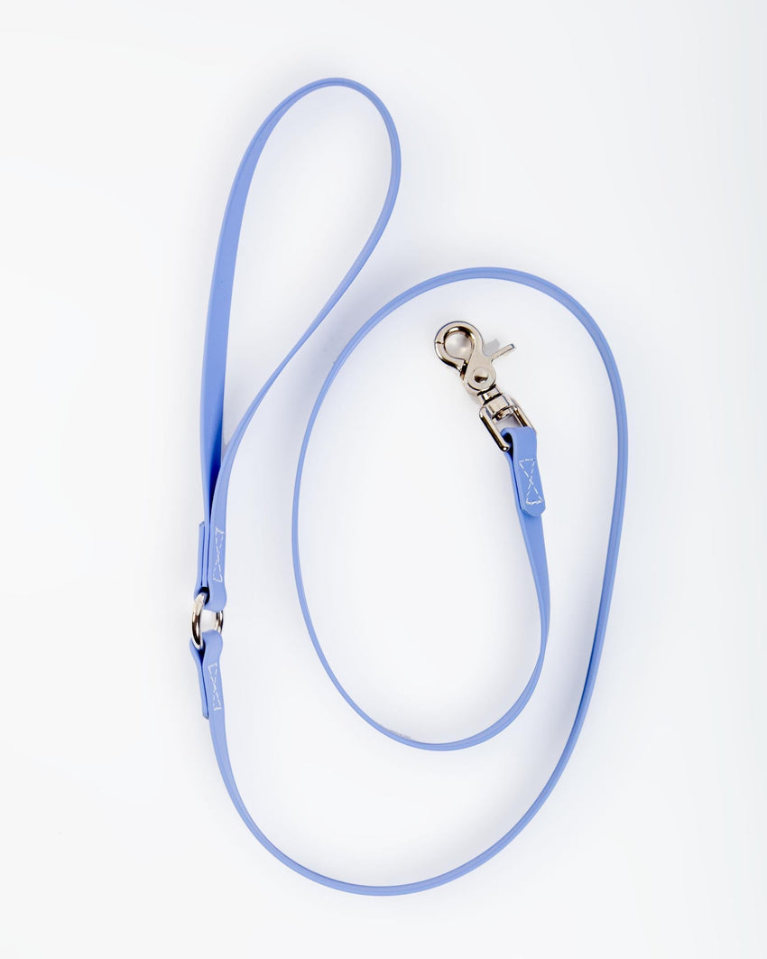 A Walk in the Park Dog Leash in Periwinkle Blue (Made in the USA)