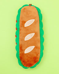 3-in-1 Sandwich Plush + Tennis Ball Dog Toy