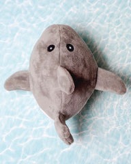 3-in-1 Prickles the Great White Shark + Fish + Squeaky Ball Dog Toy