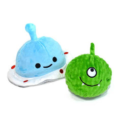 3-In-1 Spaceship + Alien + Squeaky Ball Dog Toy